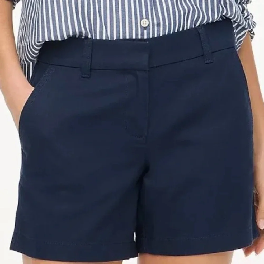 J. Crew 5” Chino Shorts Navy Blue